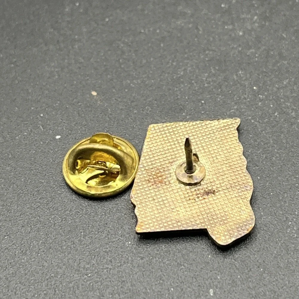 Alabama Mobile Montgomery State Outline United States Of America‎ Lapel Hat Pin